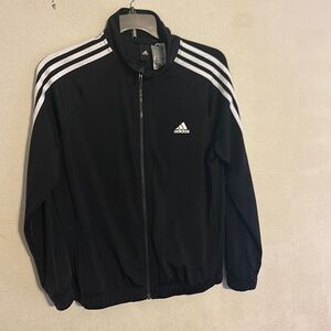 Adidas black track jacket X-large